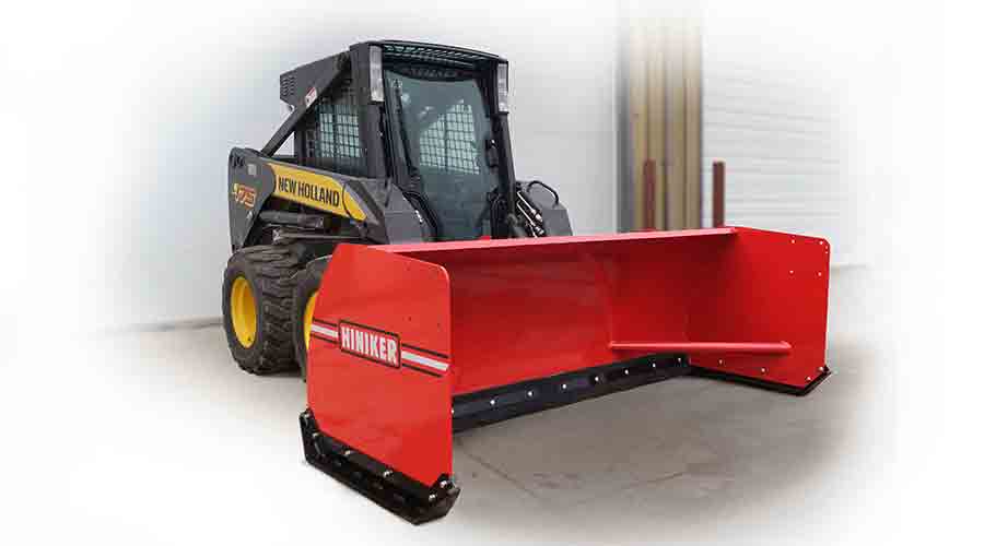 Hiniker Introduces New Skid Steer Snow Pushers